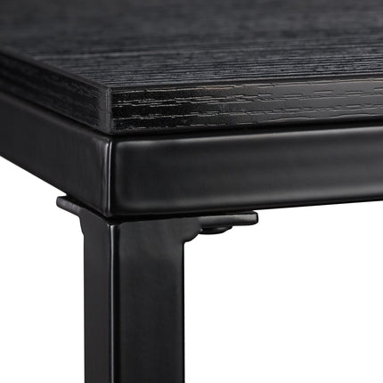 TV-Unterschrank aus MDF in Schwarz