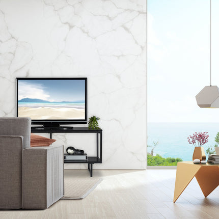 TV-Unterschrank aus MDF in Schwarz