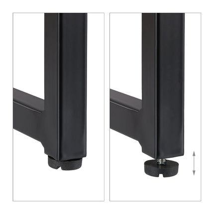 TV-Unterschrank aus MDF in Schwarz
