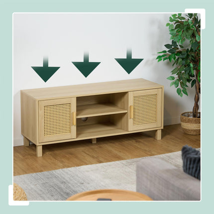 TV stand in rattan design