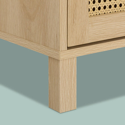 TV stand in rattan design