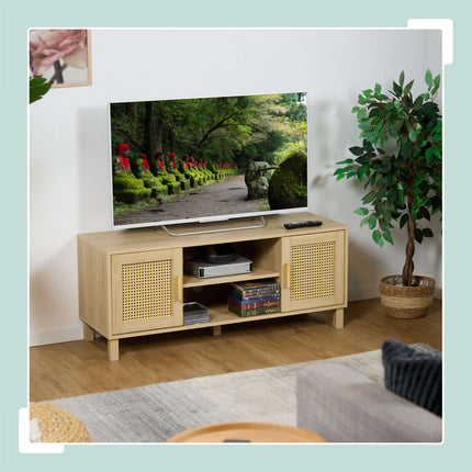 TV stand in rattan design