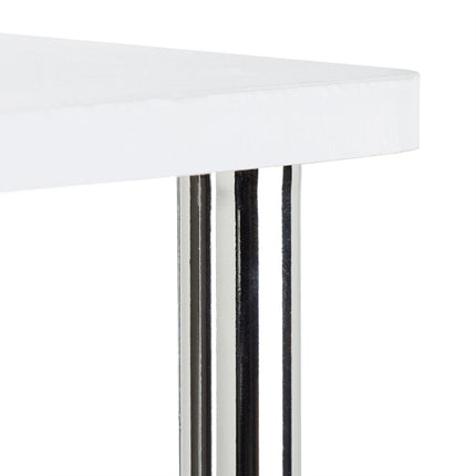 TV table white with wheels