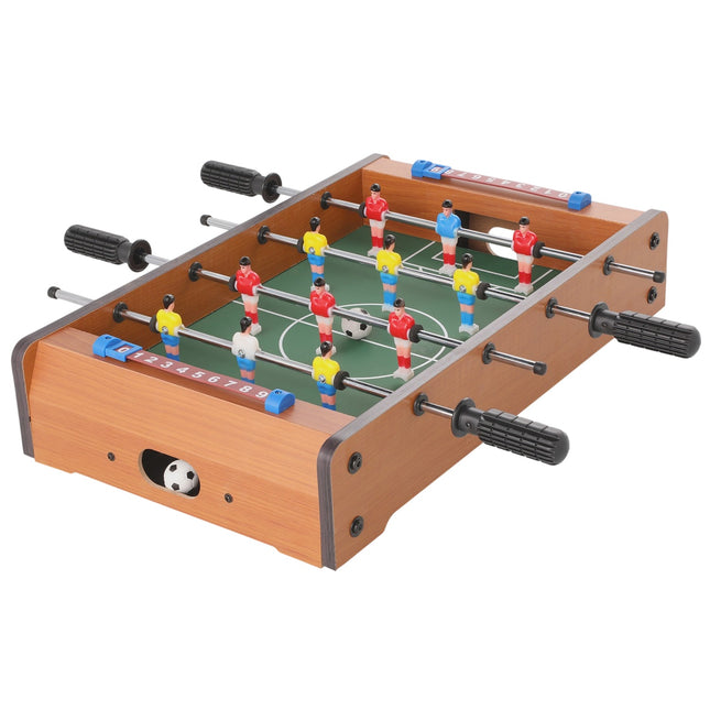 Tischfußballspiel, MDF, 51x51x10 cm, 2 Bälle inklusive