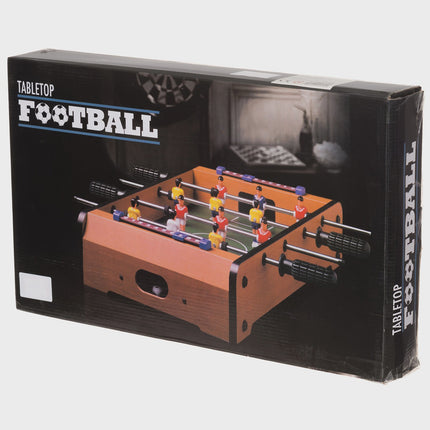 Tischfußballspiel, MDF, 51x51x10 cm, 2 Bälle inklusive