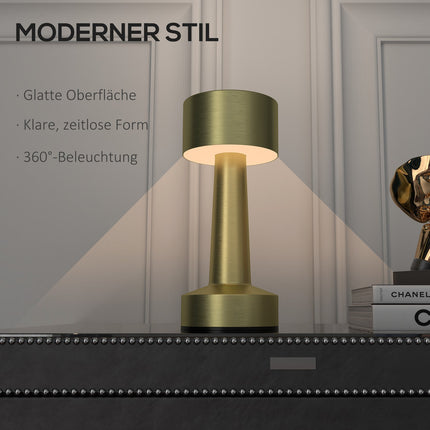 Dobíjecí LED stolní lampa s dotykovým spínačem