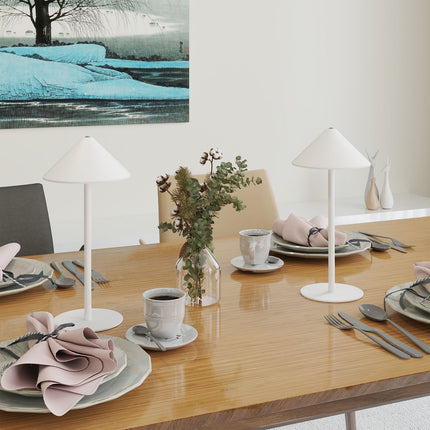 Set of 2 table lamps, touch control, 3 light colors