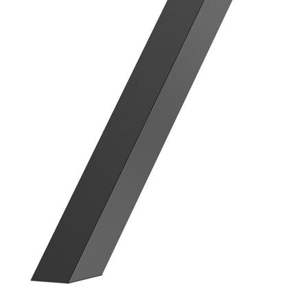 X-förmige Tischbeine aus schwarzem Stahl, 2er-Set, 72 cm