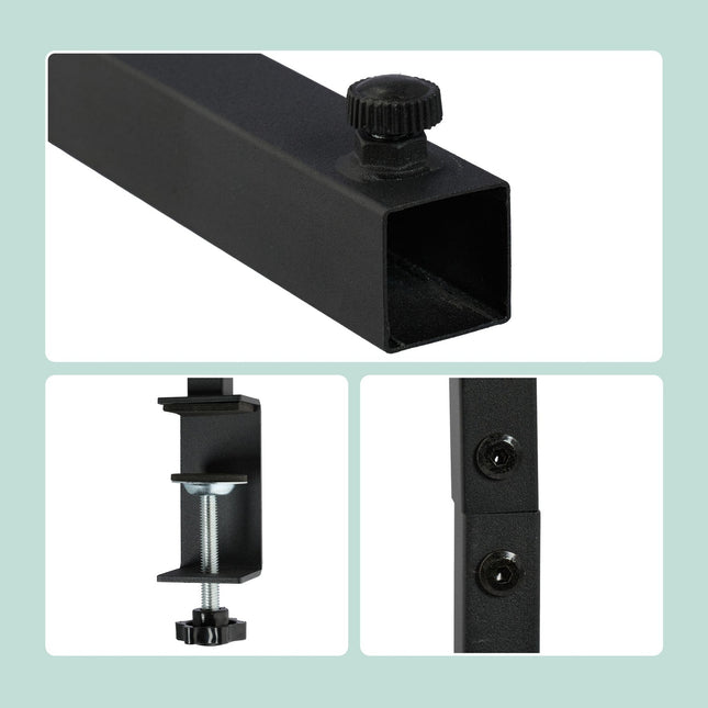 Table Rod Stand with Clamps for Decorations