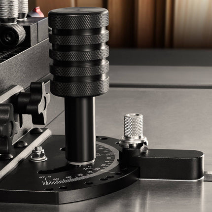 Table Saw Miter Gauge, 19 x 9.5 mm, 15 Angle Stops