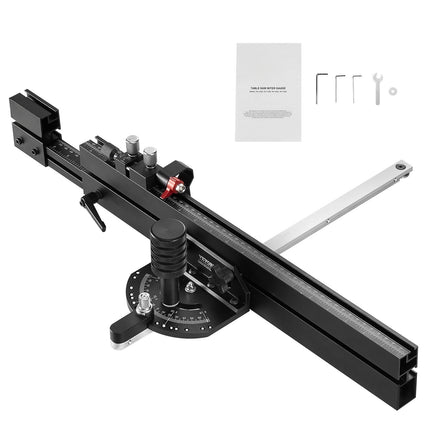 Table Saw Miter Gauge, 19 x 9.5 mm, 15 Stops
