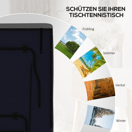 Wasserdichte Tischtennisplattenabdeckung – UV-beständig, für den Innen- und Außenbereich