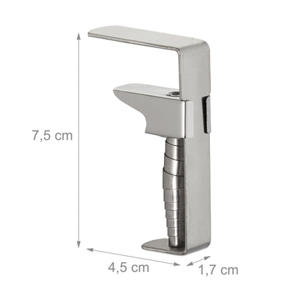 Pinces de table en acier inoxydable 4 pièces