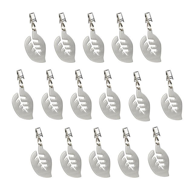 Tafelkleed papier gevouwen bladeren set van 16