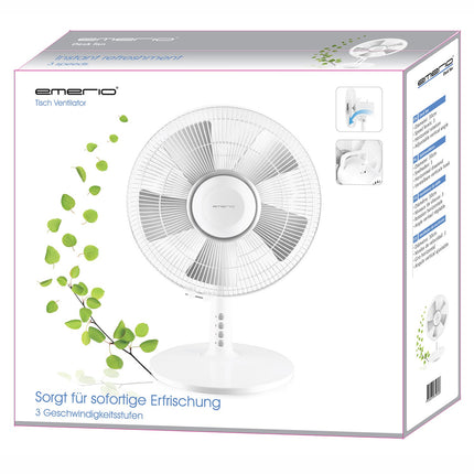 Stolní ventilátor 30cm FN-114224 bílý