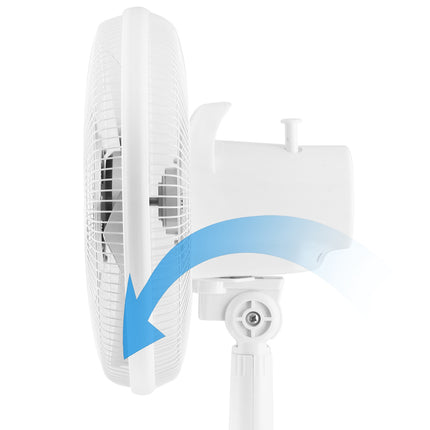 Stolní ventilátor 30cm FN-114224 bílý