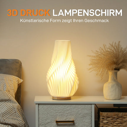 Chytrá LED stolní lampa - 3D květinový displej, stmívatelná, chytré ovládání