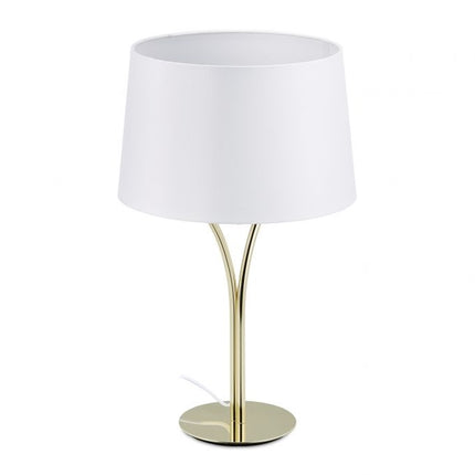 Lampe de table avec abat-jour en tissu
