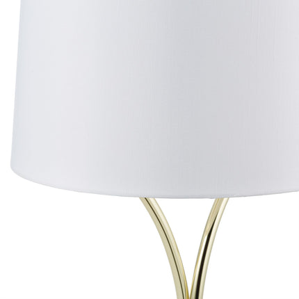 Lampe de table avec abat-jour en tissu