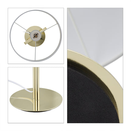 Lampe de table avec abat-jour en tissu