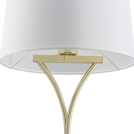 Lampe de table avec abat-jour en tissu