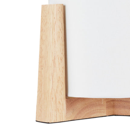 Tischleuchte mit Holzsockel