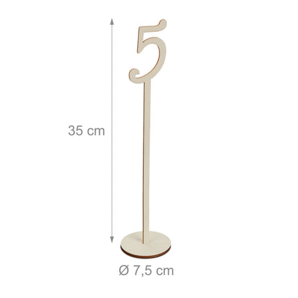 Table number wedding 1-20