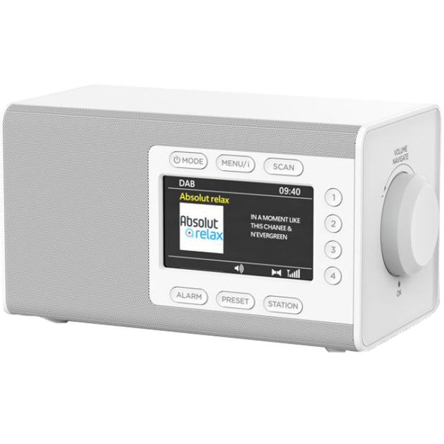 Tischradio Farbdisplay Preset-Tasten DAB900WE Weiß