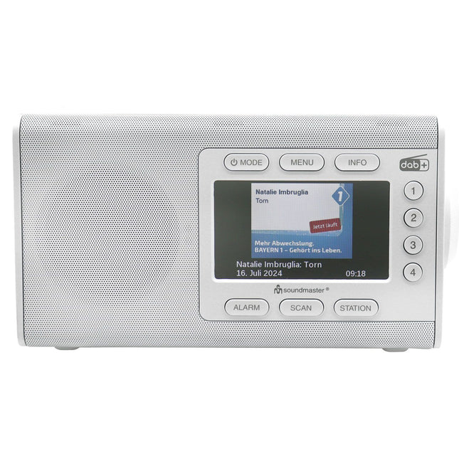 Tischradio Farbdisplay Preset-Tasten DAB900WE Weiß