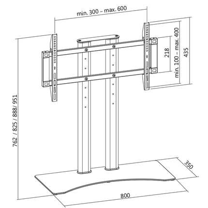 Tischständer für Fernseher 37-65" VESA