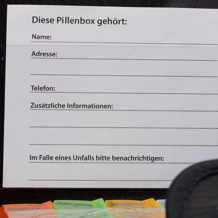 Tablettenbox 7 Tage mit Beutel