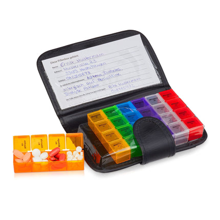 Tablettenbox 7 Tage mit Beutel
