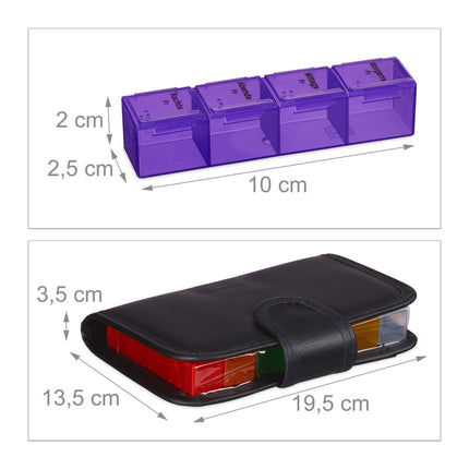 Tablettenbox 7 Tage mit Beutel