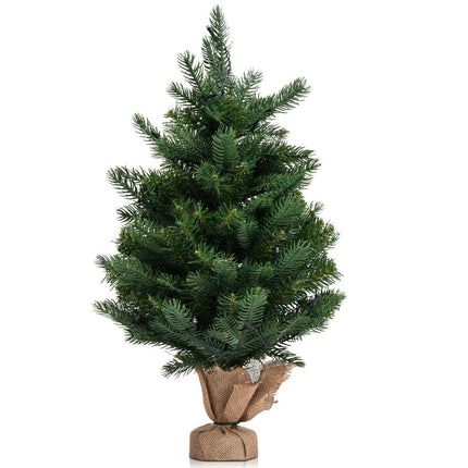 Künstlicher Tisch-Weihnachtsbaum, 60 cm, 35 LEDs, Timer
