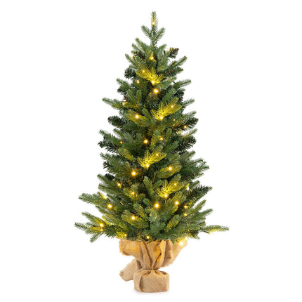 Tisch-Weihnachtsbaum, 90 cm, batteriebetrieben, 50 warmweiße LEDs