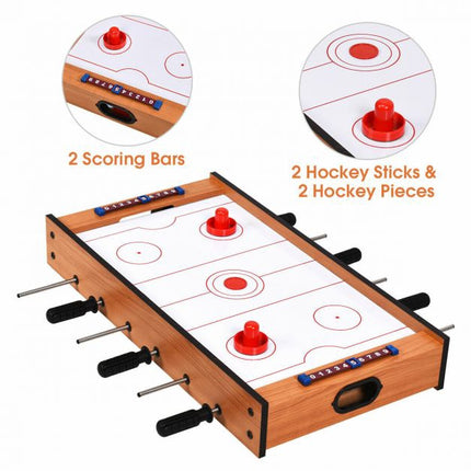 Tischkicker und Airhockey 2-in-1-Spielset