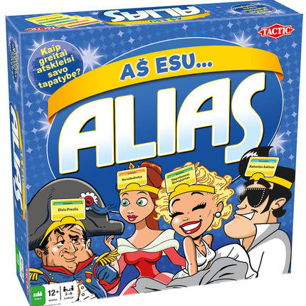 Tactic Board Game Alias I Am (In Lithuanian Lang.)
