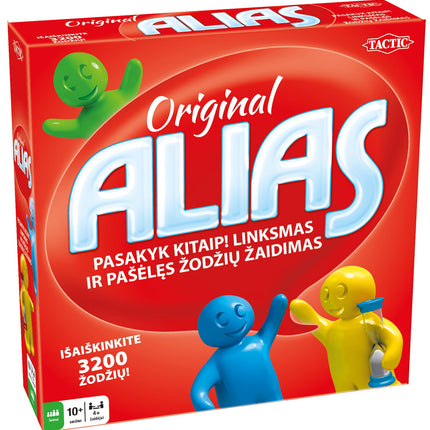 Taktisches Brettspiel Alias (in litauischer Sprache)
