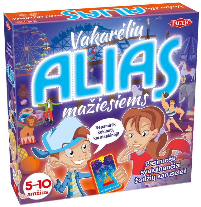 Tactic Brettspiel Alias Junior Party (in litauischer Sprache)