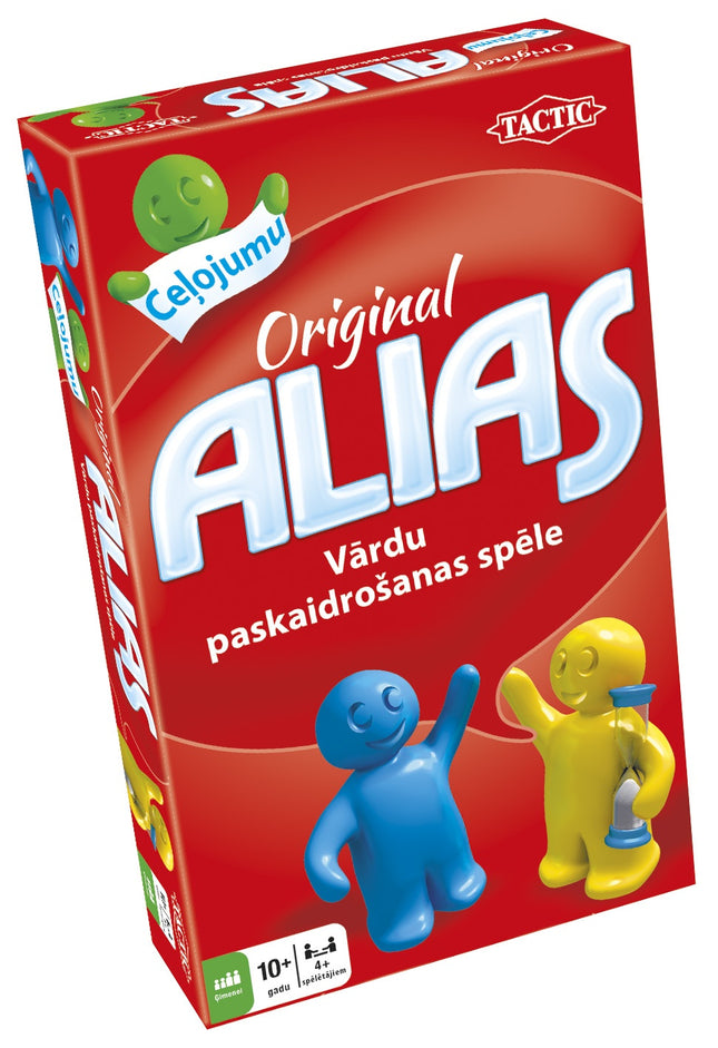 Tactic Board Game Alias Original, Travel (In Latvian Lang.)
