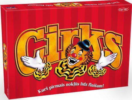 Taktische Brettspiel-Zirkus (in lettischer Sprache)