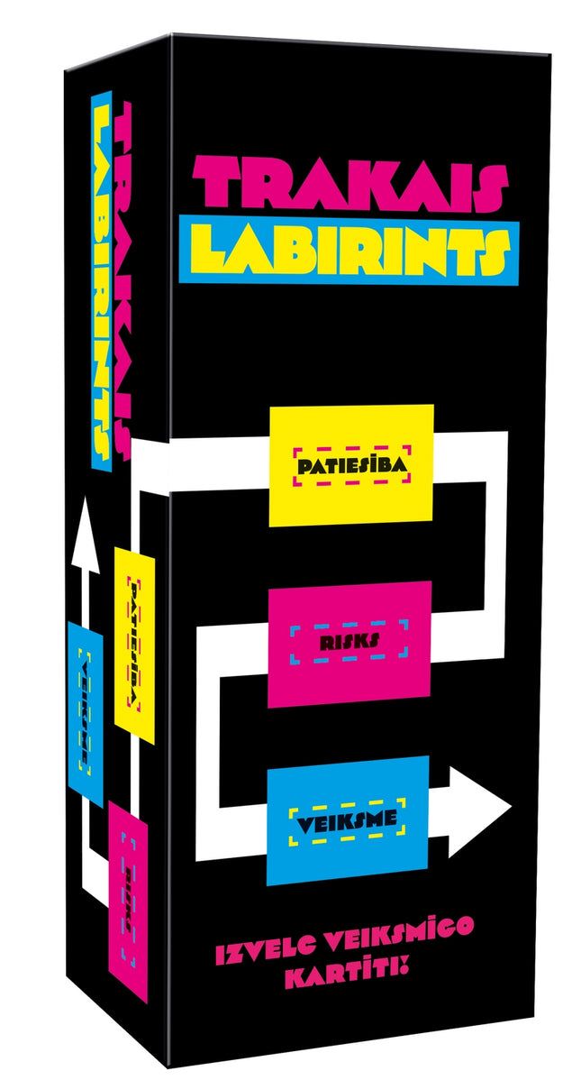Taktisches Brettspiel Crazy Maze (auf Lettisch)