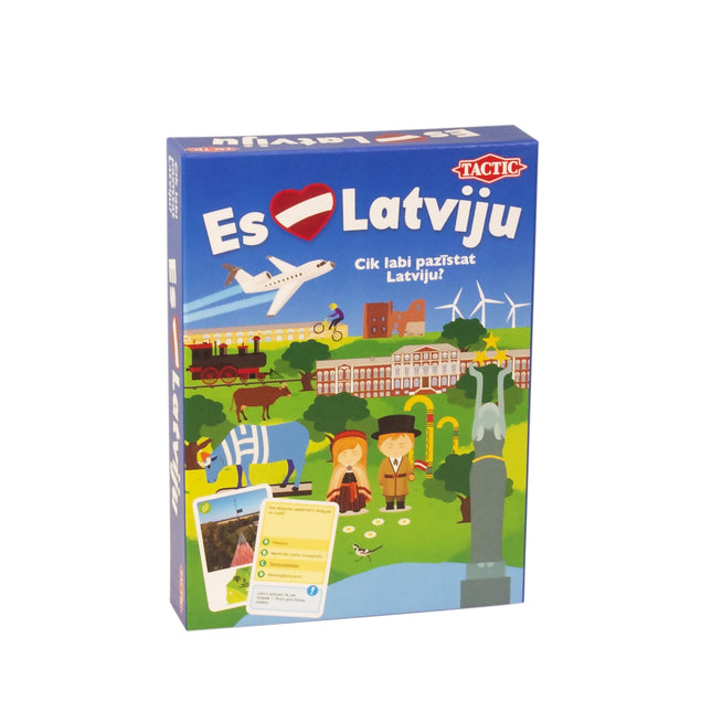 Taktik-Brettspiel I Love Latvia (in lettischer Sprache)