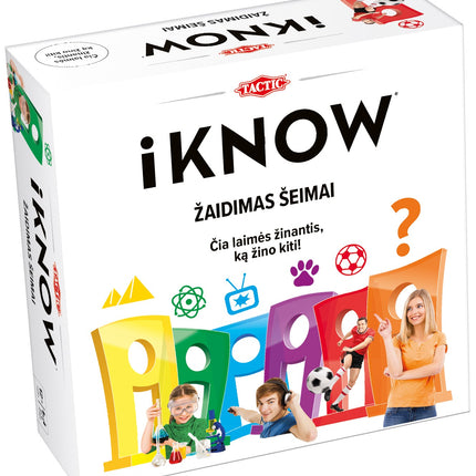 Tactiekbordspel Iknow Family Quiz (in het Litouws)
