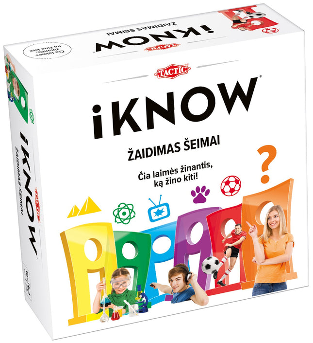 Taktisches Brettspiel Iknow Familienquiz (auf Litauisch)