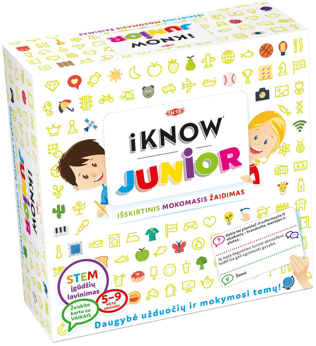 Taktisches Brettspiel Iknow Junior (Auf Litauisch)