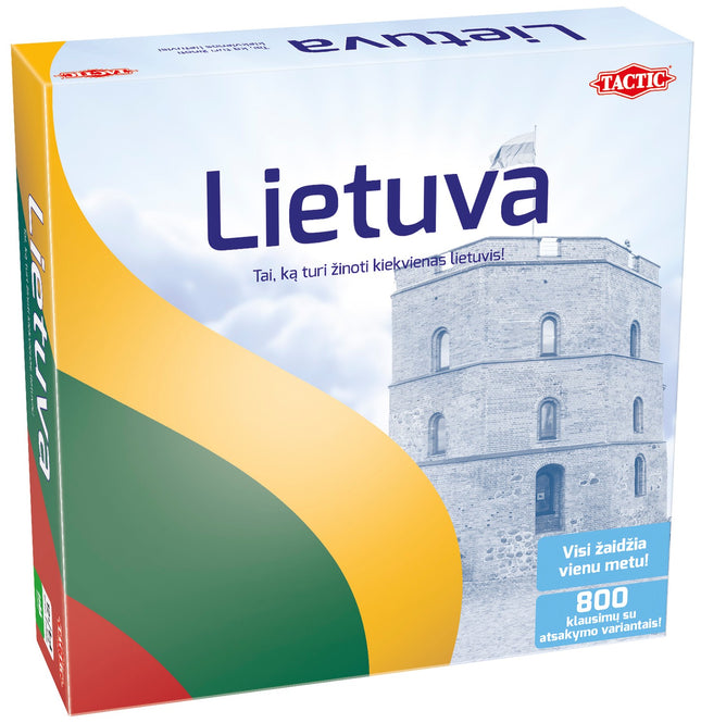 Taktisches Brettspiel Litauen-Trivia (in litauischer Sprache)