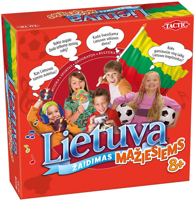 Taktisches Brettspiel Litauen Trivia Junior (in litauischer Sprache)