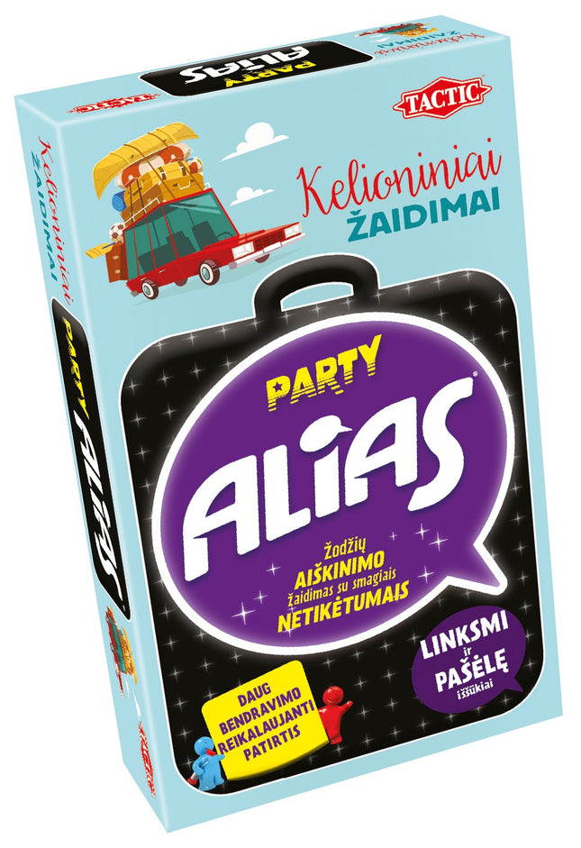 Taktisches Brettspiel Party & Alias Travel (auf Litauisch)