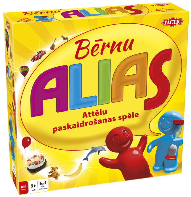 Taktisches Brettspiel Alias Kids Junior (auf Lettisch)